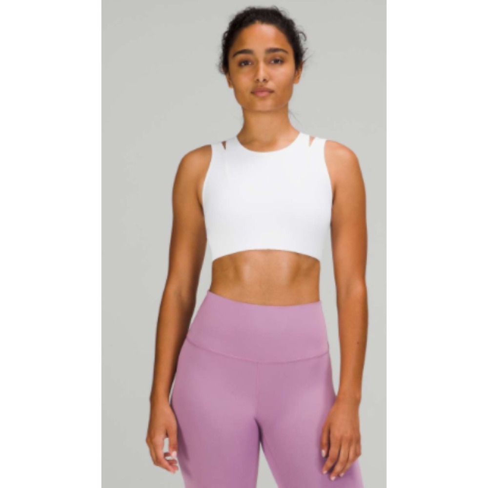 NWT LULULEMON White Strong Front Bra (Sz 8)
